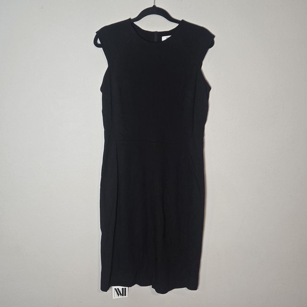 M.M. Lafleur The Katie Black Pencil Ponte Dress Size 12 Day to Evening Workwear